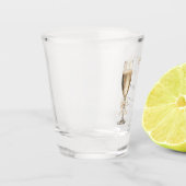 Parels & Prosecco  Bruidsfeest Shot Glas (Links)