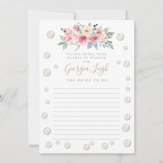 Parels & Prosecco Douche Uitnodiging