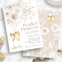 Parels Prosecco Elegant Bridal