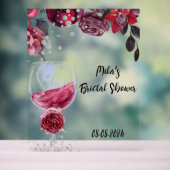 Parels & Prosecco vrijgezellenfeest acryl teken Acryl Bord (Neutraal)