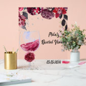 Parels & Prosecco vrijgezellenfeest acryl teken Acryl Bord (Huwelijk)