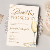 Parels & Prosecco Vrijgezellenfeest Bruidsbrunch Kaart