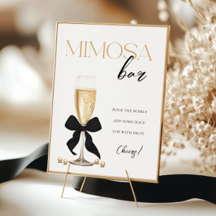Parels & Prosecco Vrijgezellenfeest Mimosa Bar Poster