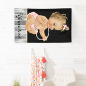 Parels Ruffle Broek Meisje Baby shower Spandoek (Insitu)