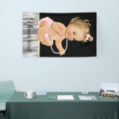 Parels Ruffle Broek Meisje Baby shower Spandoek (Beurs)