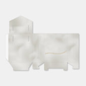 Parels Witte Luxe bruiloft Bedankdoosjes (Uitgevouwen)