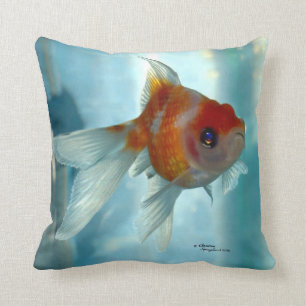 Parelschub Oranda Goudvis Kussen