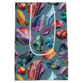 Pareltjes & Crystal Jewel Tone Medium Cadeauzakje (Achterkant)