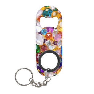 Pareltjes en goud mini flessenopener