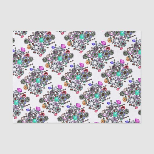 Pareltjes en juwelen tissuepapier (Voorkant)