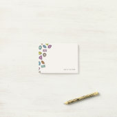 Pareltjes (klein) - ivoor post-it® notes (Op bureau)