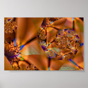 Pareltjes voor u Fijn Fractal Art. Poster