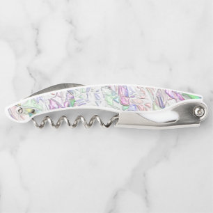 Pareltonnen of gekleurde stukken, gemengd in room kurkentrekker