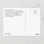 Parement de la carte postale de Simpleness (Dos)