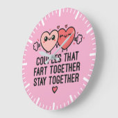 Paren die samen scheten blijven bij elkaar - grapp grote klok (Hoek)