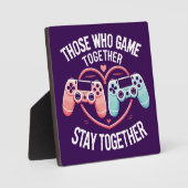 Paren die samen spelen - Gaming Coupe Lovers Fotoplaat (Voorkant)
