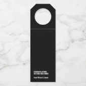 Paren goed met bewegende dozen grappig nieuw huis flessenhanger (Achterkant)