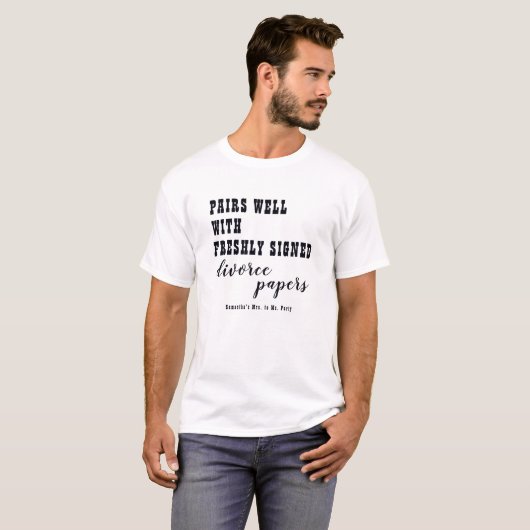 Paren Goed met Scheiding Papers Dirty Martini Part T-shirt (Voorkant volledig)
