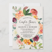 Paren herfst baby shower, code genderneutraal kaart (Voorkant)