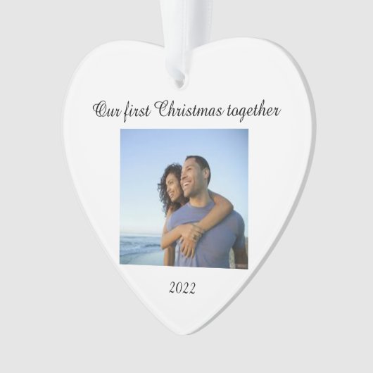 Paren kerstacrylversiering ornament (voorkant)