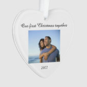 Paren kerstacrylversiering ornament (voorkant)