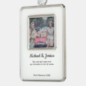 Paren Kerstfoto Ornament (Links)