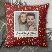Paren Valentijn Hartfoto Kussen