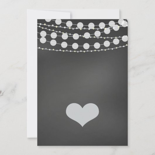 Paren vieren diner uitnodiging (Achterkant)