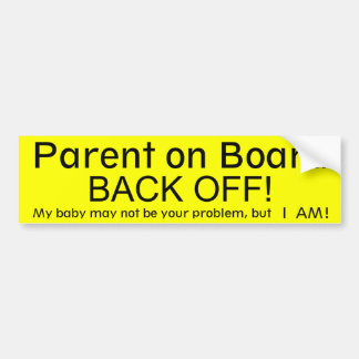 Parent aan boord bumpersticker