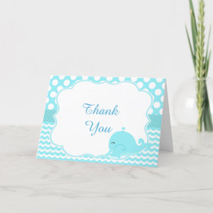 Parent mignonne et bébé Baleine Bleu Garçon Merci 