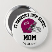 Parent Pride SR Night Football Helm Button (Voorkant /achterkant)