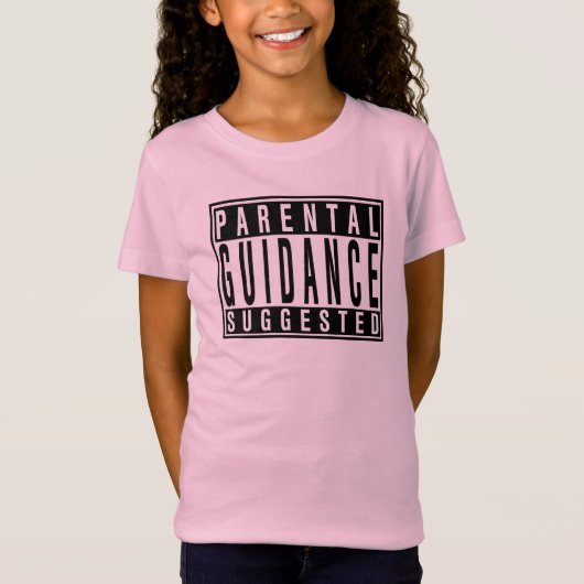 Parental Guidance Suggested Funny Kinder T-shirt (Voorkant)