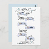 Parenting is... briefkaart (Voorkant / Achterkant)