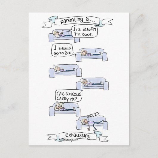 Parenting is... briefkaart (Voorkant)