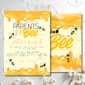 Parents à Bee Baby shower Invitation