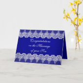 Parents de carte de voeux de félicitations de (Fleur jaune)