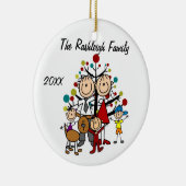 Parents de famille, Deux filles, Garçon, Ornement  (Droite)