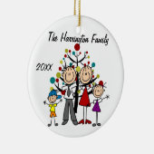 Parents de famille, fille, et ornement faits sur (Droite)