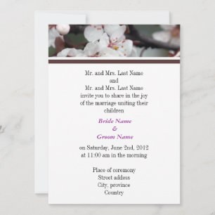 parents de la mariée et du marié, invitation de ma