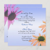 Parents de mariée et de chambre, faire-part de mar (Devant / Derrière)