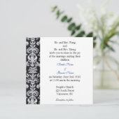 Parents de mariée et de chambre, faire-part de mar (Debout devant)