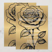 Parents divorcés classiques Invitations de mariage (Devant / Derrière)