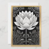 Parents divorcés classiques Invitations de mariage (Dos)