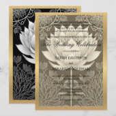 Parents divorcés classiques Invitations de mariage (Devant / Derrière)