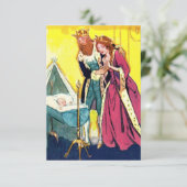 parents royaux et invitation baby shower royal pou (Debout devant)