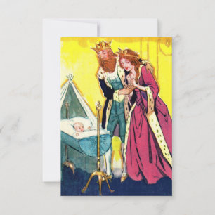 parents royaux et invitation royal de baby shower 