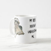 Paresse à la tasse de café de bande dessinée de (Devant gauche)