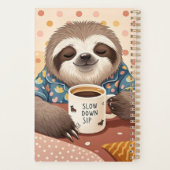 Paresse de dessin avec yeux somnolents exagérés (Dos)