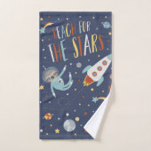 Paresse de l'espace - portée pour les étoiles - (Serviette à main)