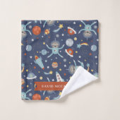 Paresse de l'espace - portée pour les étoiles - (Gant de toilette)